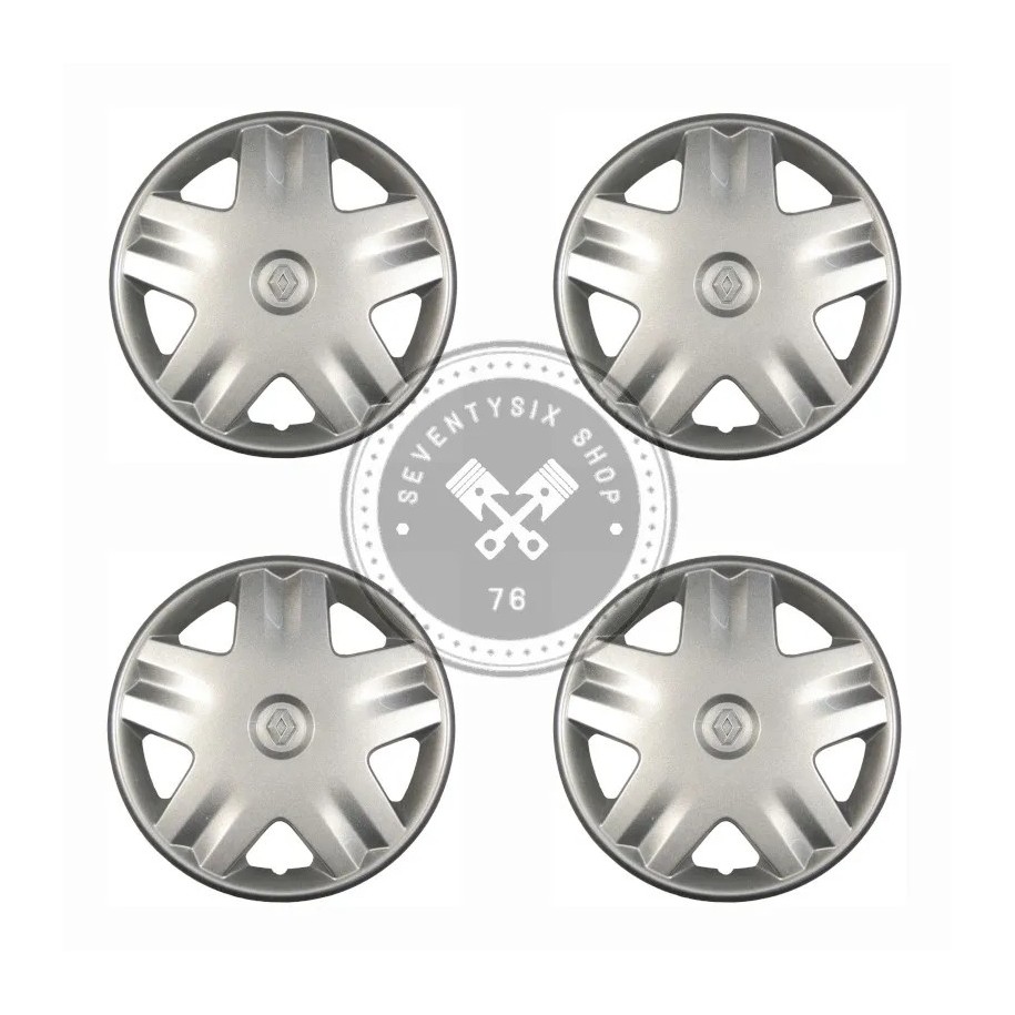 Renault parts, Renault 7700432523kit 14" Pyxis wheel cap kit (4pcs)
