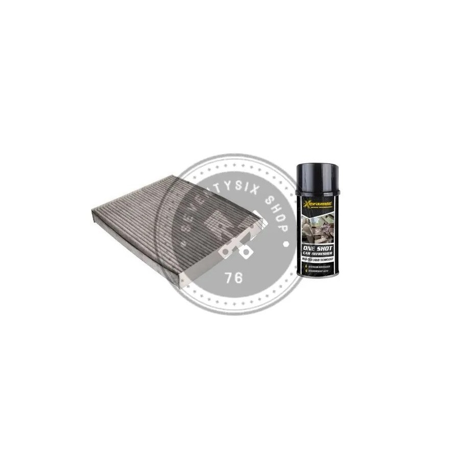 Volvo activated carbon cabin air filter and Xeramic Climate Disinfect
