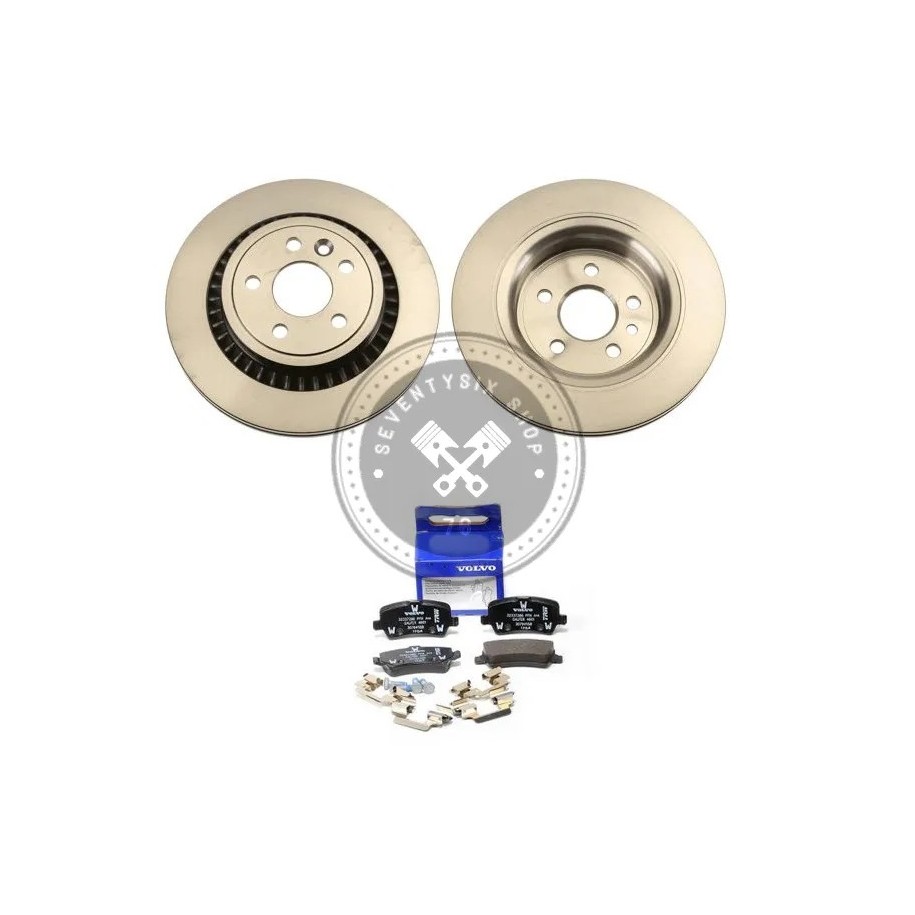 Volvo alkatrészek, Volvo XC60 (-2017) hátsó féktárcsa és fékbetét kit