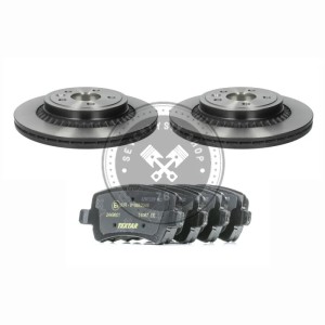 Textar hátsó fék csomag, Textar 302 mm hátsó fék csomag Volvo XC60
