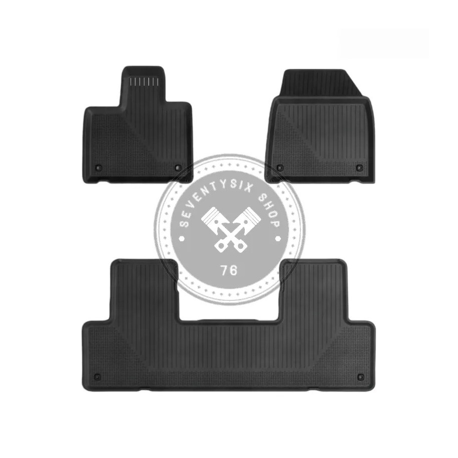 Volvo EX90 gumiszőnyeg, Volvo 32332038 fekete gumiszőnyeg készlet