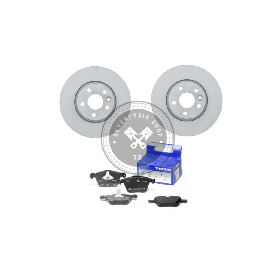 Volvo genuine parts, Volvo 31341382 and 32373185 front 300 mm brake set.