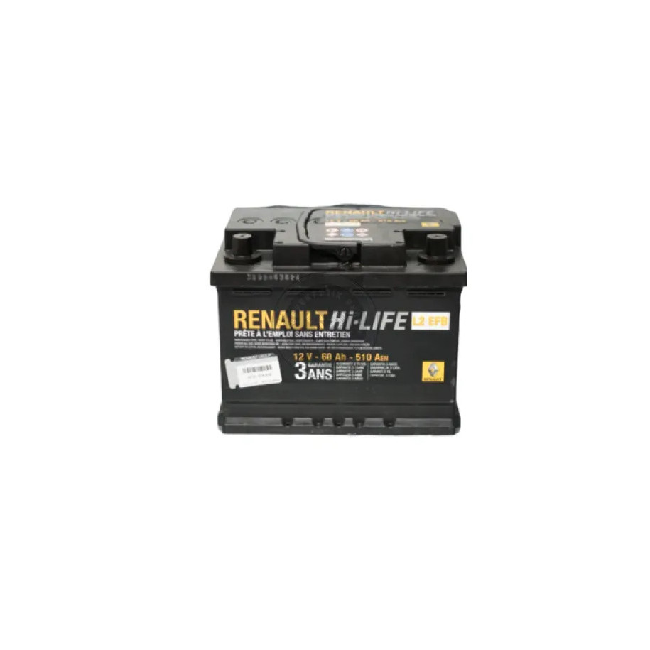 Renault gyári alkatrészek,Renault 7711947966 60Ah/510A EFB akkumulátor