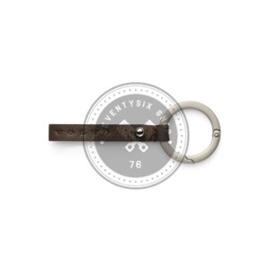 Volvo gyári alkatrészek ,Volvo 32251534 sötétbarna bőr kulcstartó.