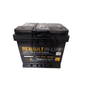 Renault gyári alkatrészek,Renault 7711947963 50Ah/420A akkumulátor