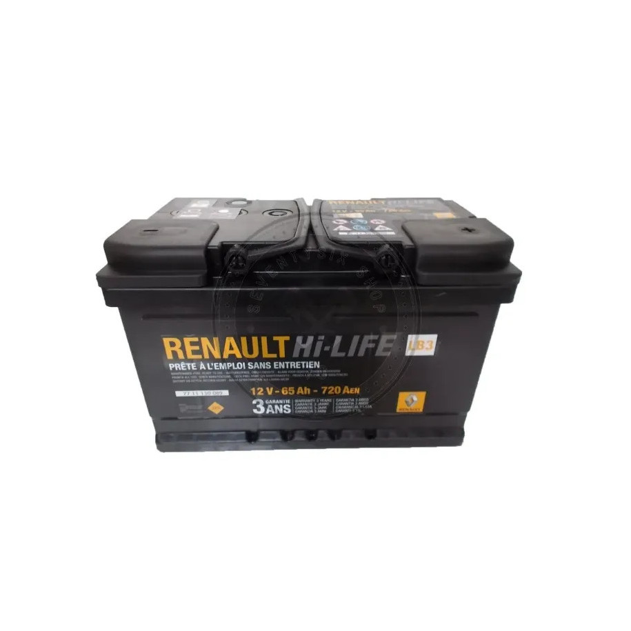 Renault OEM parts,Renault 7711130089 65Ah/720A battery