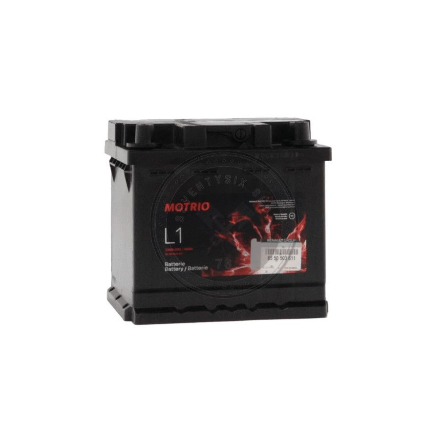 Renault OEM parts, Motrio 8550503611 40Ah/330A battery