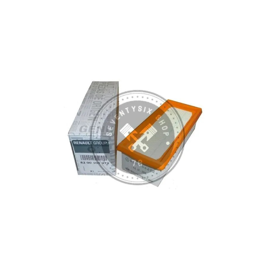 Renault OEM parts, Renault 8200104272 air filter (D4F)
