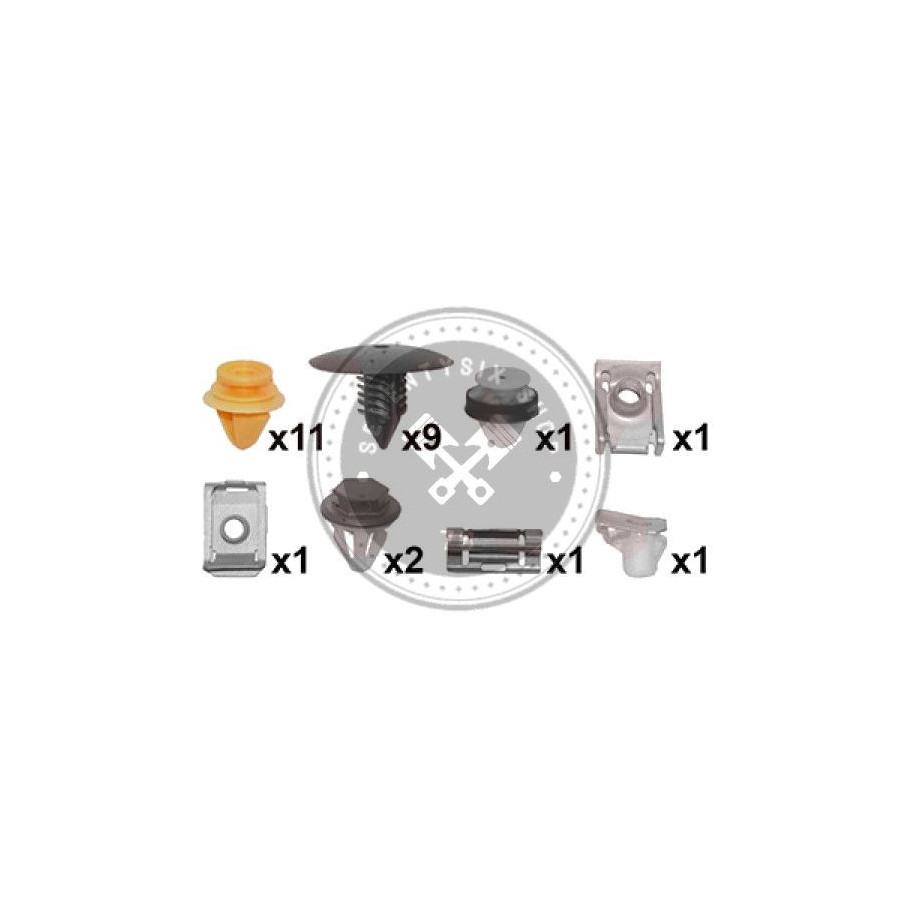 Renault alkatrészek,Renault 600381440R sárvédő patent készlet Captur