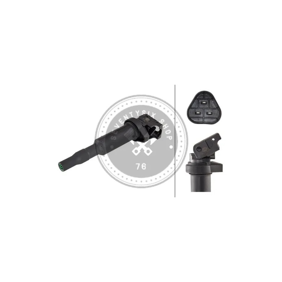 BMW OEM parts, HELLA 5DA193175-491ignition coil (12138616153)
