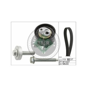 Renault alkatrészek, INA 530060710 vezérlés készlet (130C11508R)