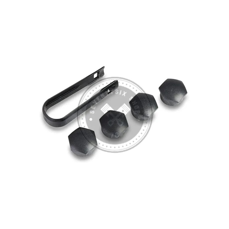 Volvo genuine part, Volvo 31664348 wheel lock cap set "tech grey"