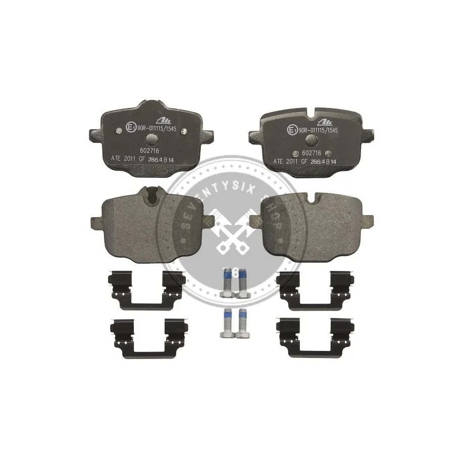 BMW parts, ATE 13.0460-2716.2 rear brake pad kit (34216867175)