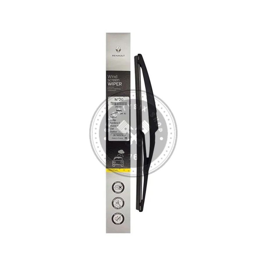 Renault genuine parts, Renault 287909363R rear wiper blade