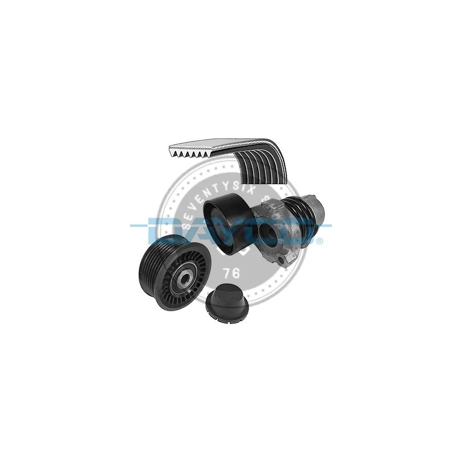 Renault parts, Dayco 7PK1570 V-belt kit (117203336R)