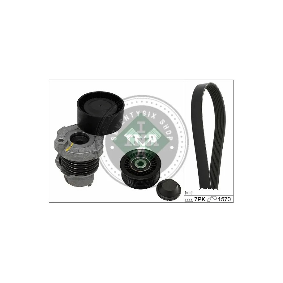 Renault parts, INA 529018710 V-belt kit (117203336R)