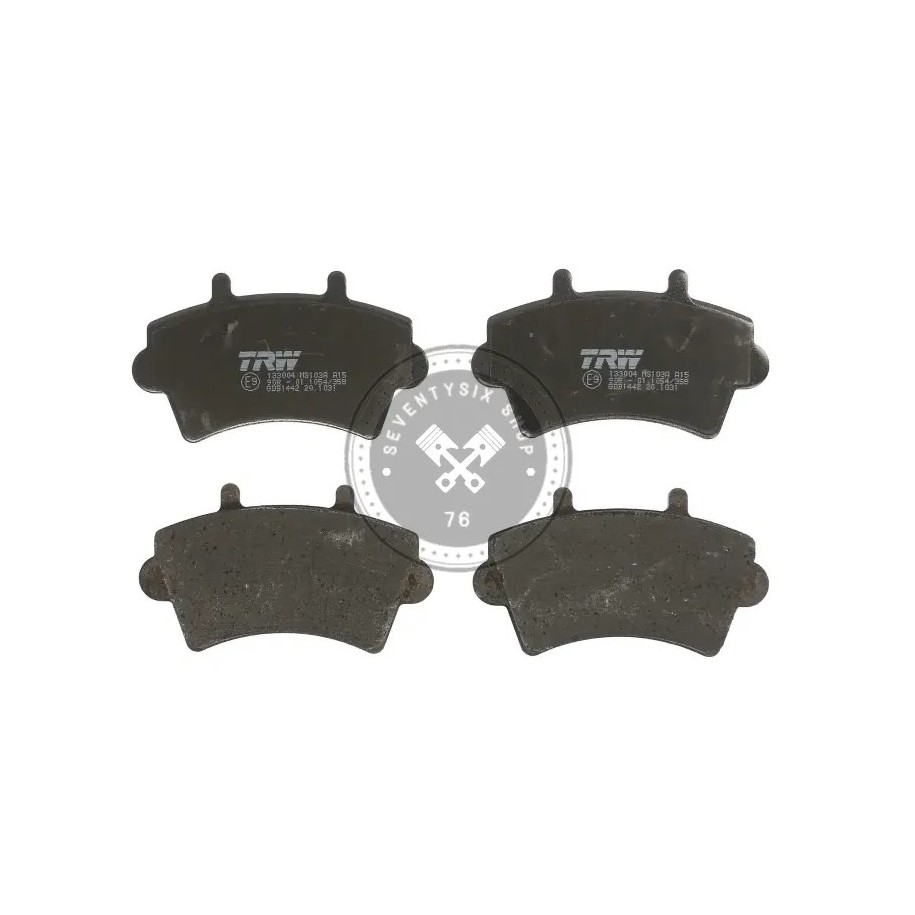 Renault parts, TRW GDB1442 front brake pads Master II, Movano, Interstar