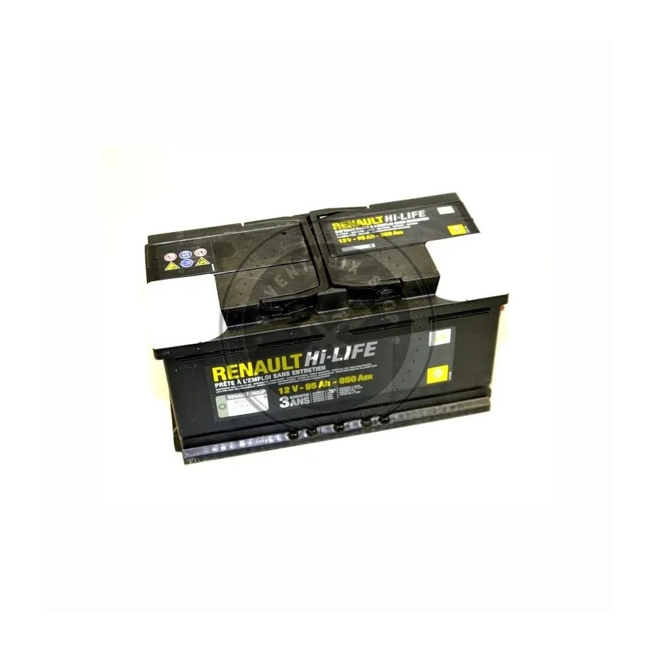 Renault gyári alkatrészek, Renault 7711419086 akkumulátor 95Ah / 850A