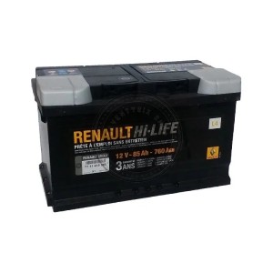 Renault gyári alkatrészek, Renault 7711419085 akkumulátor 85Ah / 760 A