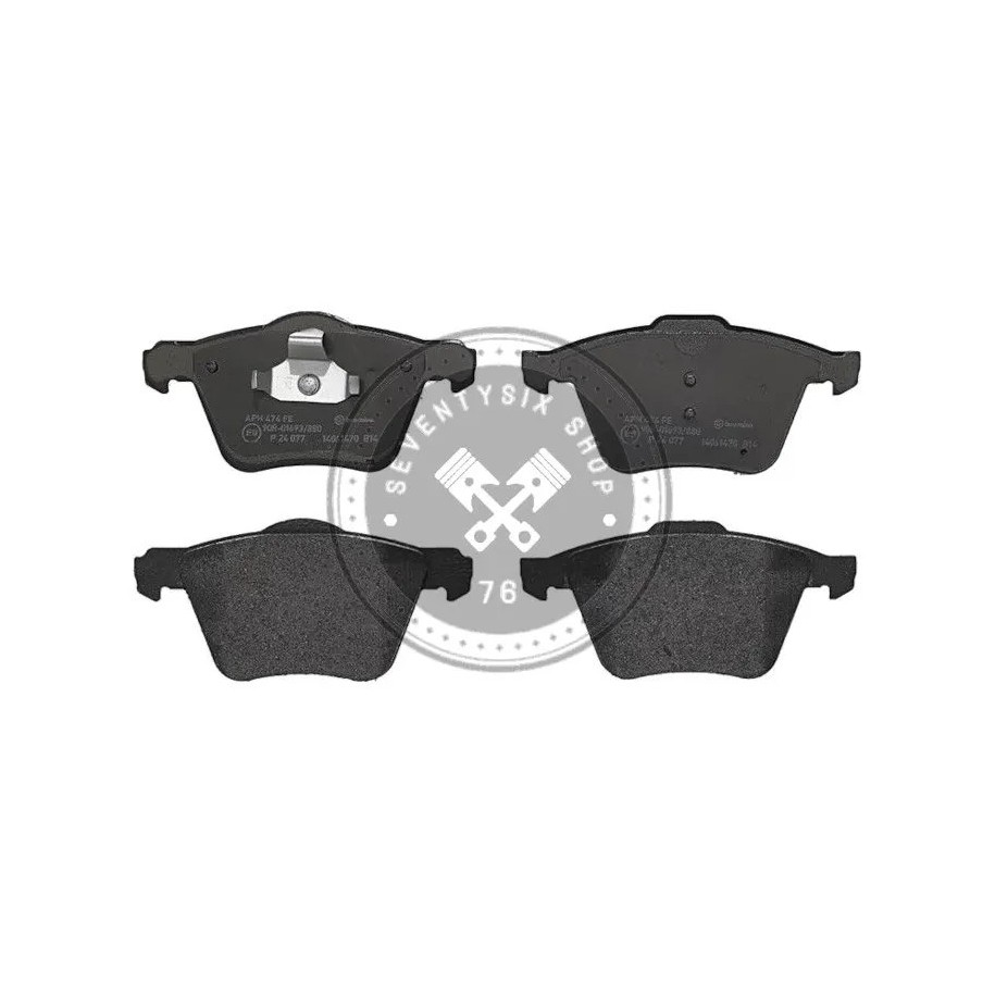 Volvo alkatrészek, Brembo P24077 első fékbetét készlet (32373183)