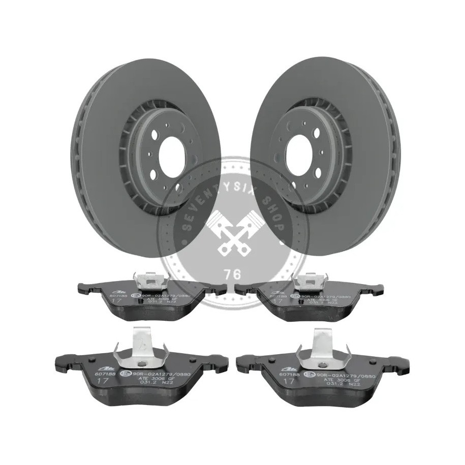 ATE 24.0130-0116.1 and 13.0460-7188.2 336 mm front brake kit XC90 I.