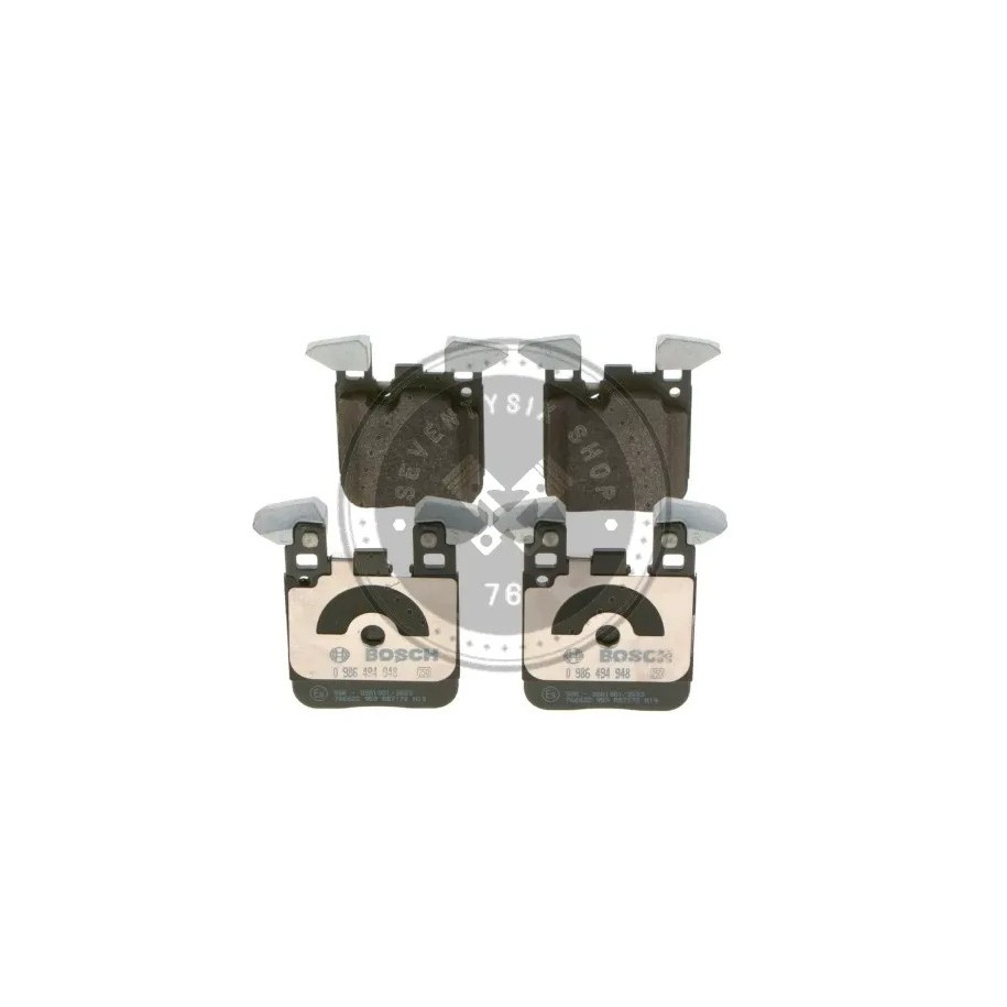 BMW parts, Bosch 0986494948 rear brake pad kit M-technik (34216887576)