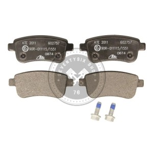 Renault alkatrészek, ATE 13.0460-2757.2 hátsó fékbetét készlet (440603558R)