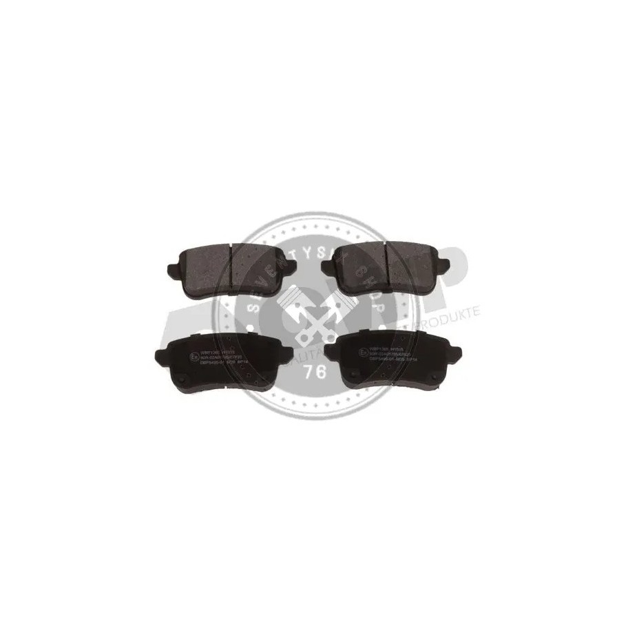 Renault parts, QWP WBP1365 rear brake pad kit (440603558R)