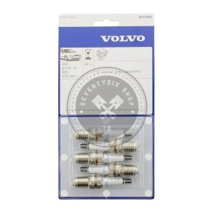 Volvo genuine spark plug, Volvo 8642660 spark plug kit 5 cylinder
