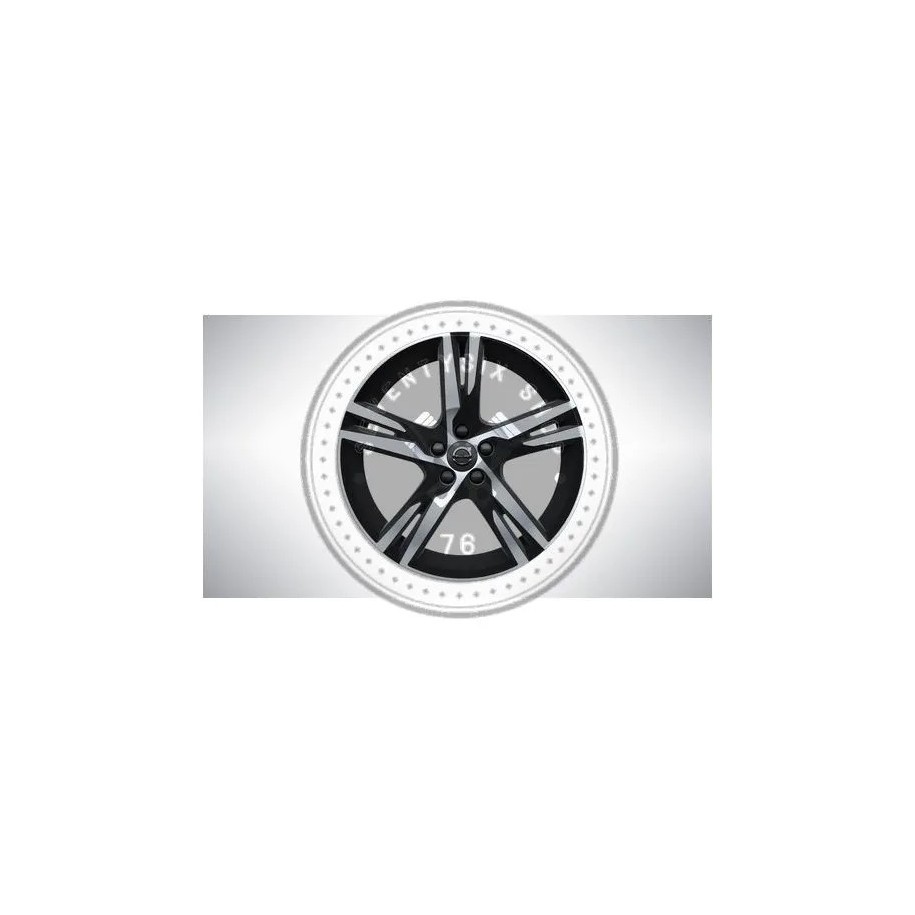 Volvo gyári alkatrészek, Volvo 31423931 19" 5-Double Spoke Matt Black Diamond Cut