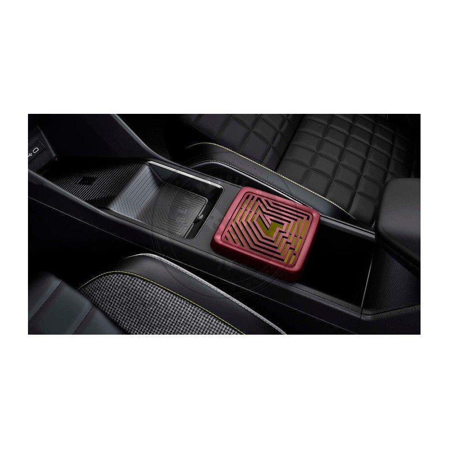 Renault 685606827R small storage box lid – R4 burgund