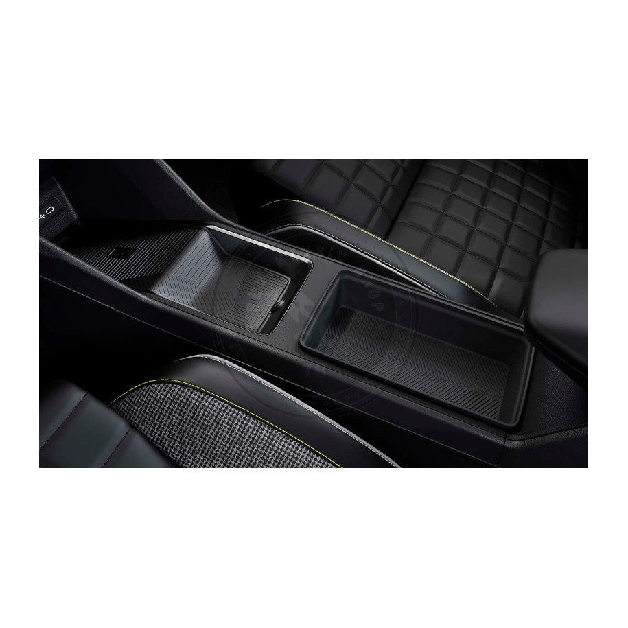 Renault 685602823R nagy méretű fekete tárolódoboz – gyári Renault tartozék R4 modellekhez.