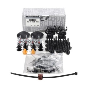 Dacia 620102894X front bumper clip set – genuine OEM part for Dacia Duster