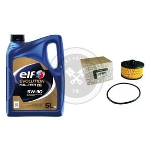 Renault Megane IV 1.2 Tce olajcsere csomag: 5 liter Elf 5W-30 Full-Tech FE motorolaj + Renault 152095084R