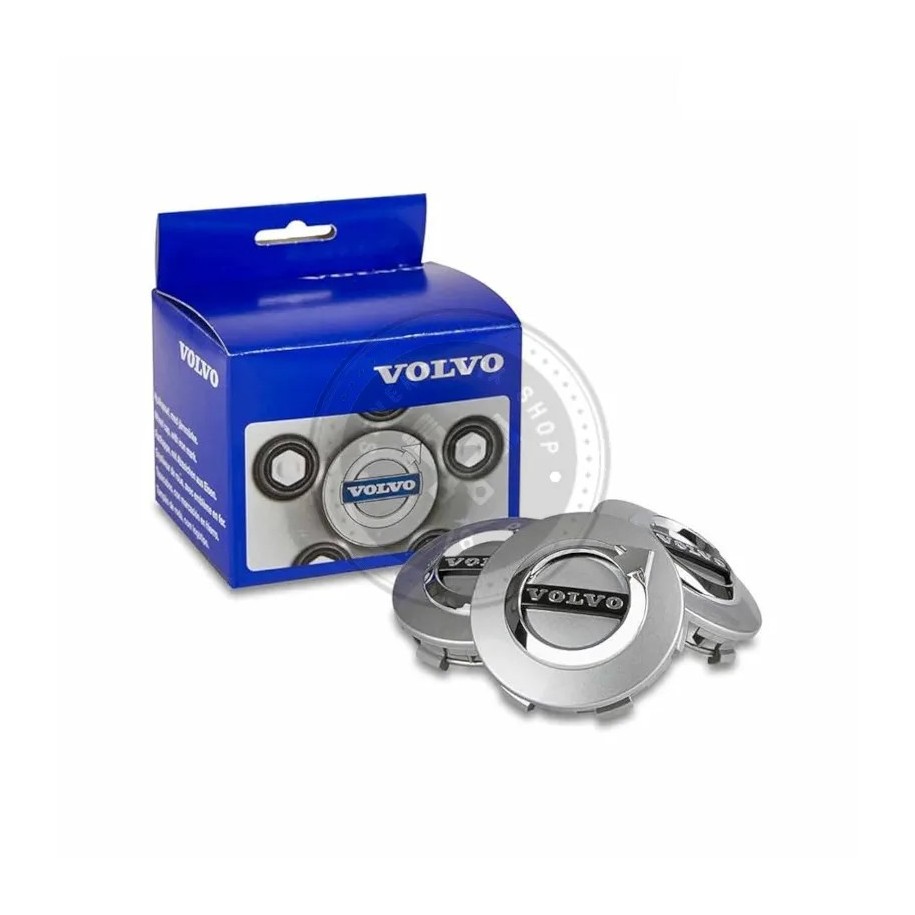 Volvo 31454233 felni középkupak 64 mm – eredeti Volvo tartozék emblémával.