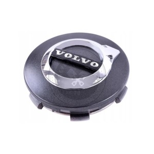 Volvo 31400897 wheel center cap – genuine 64 mm caps with Volvo logo