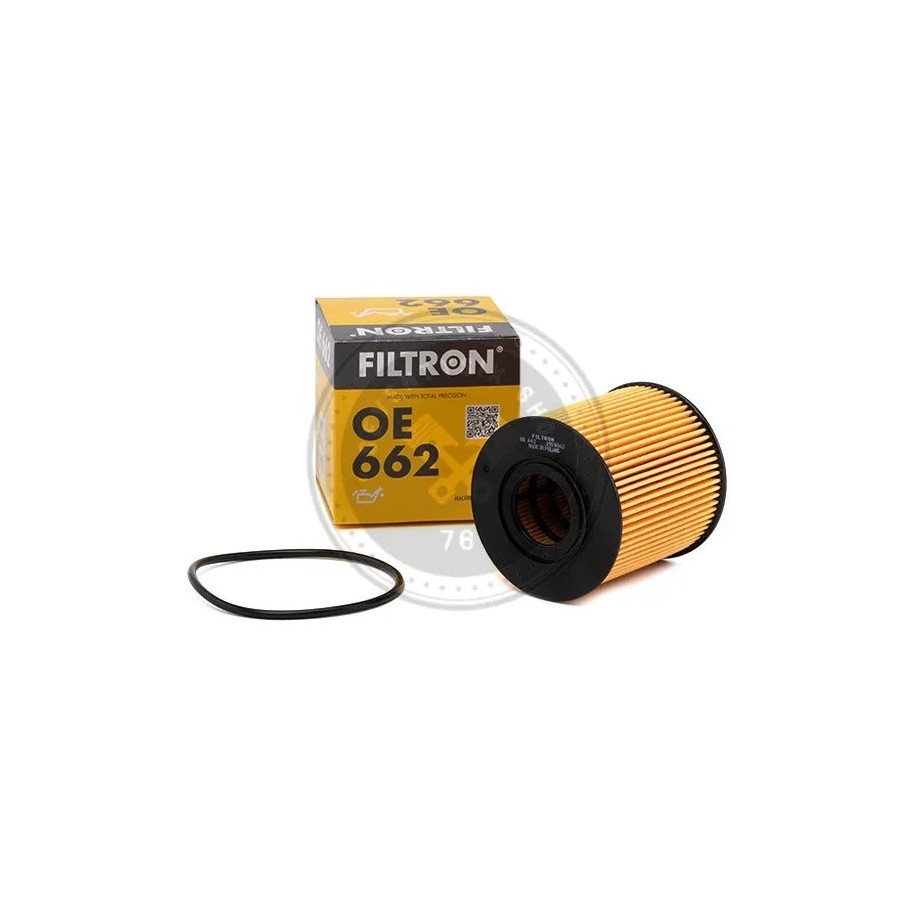 Filtron OE662 olajszűrő betét – a Volvo 1275810 gyári szűrő megfelelője.