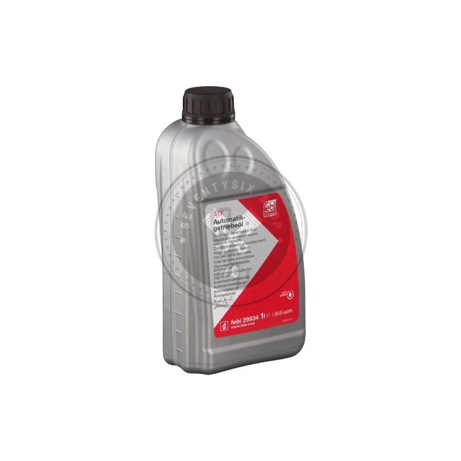 FEBI 29934 ATF 1L – Fully Synthetic Red Fluid, AW-1 / JWS 3309 / T-IV ...