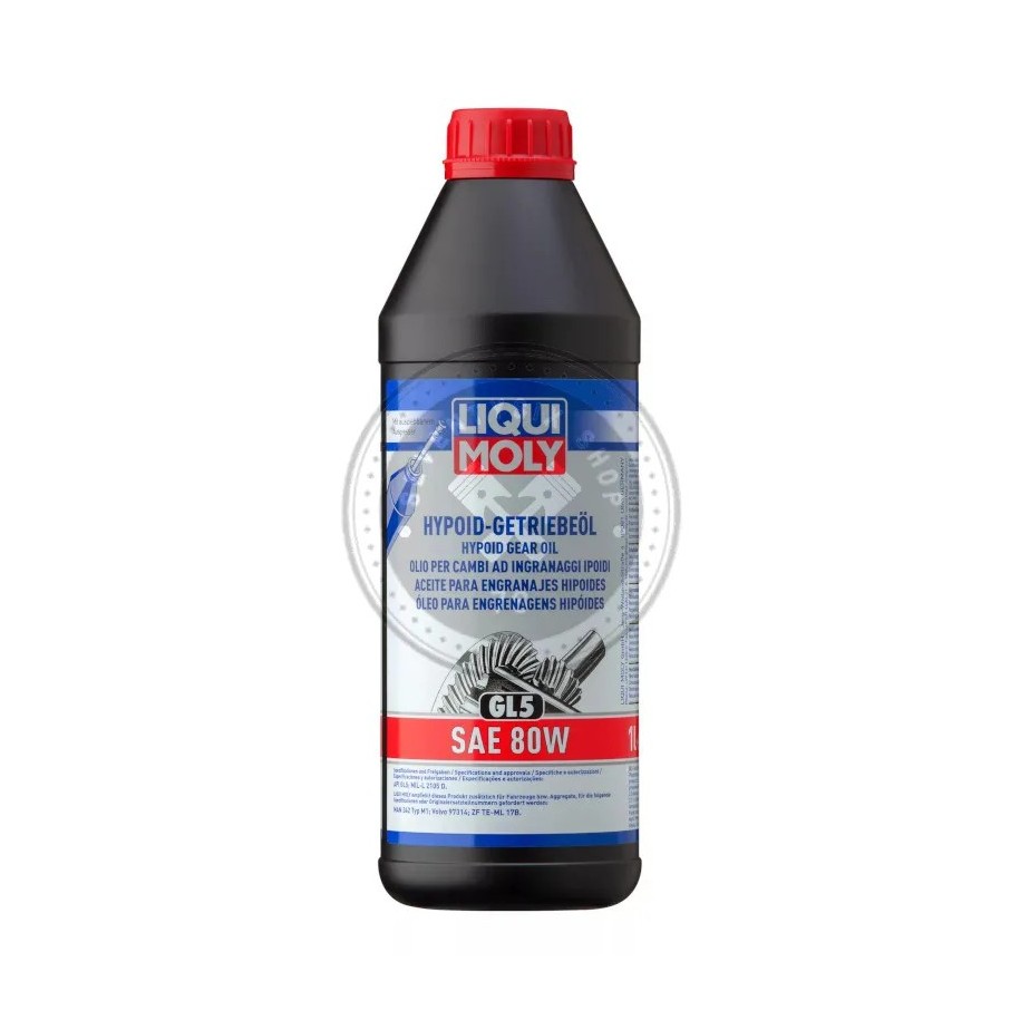 Liqui Moly LM1025 Gear Oil 1L – 80W GL5, Equivalent to Volvo 31259380