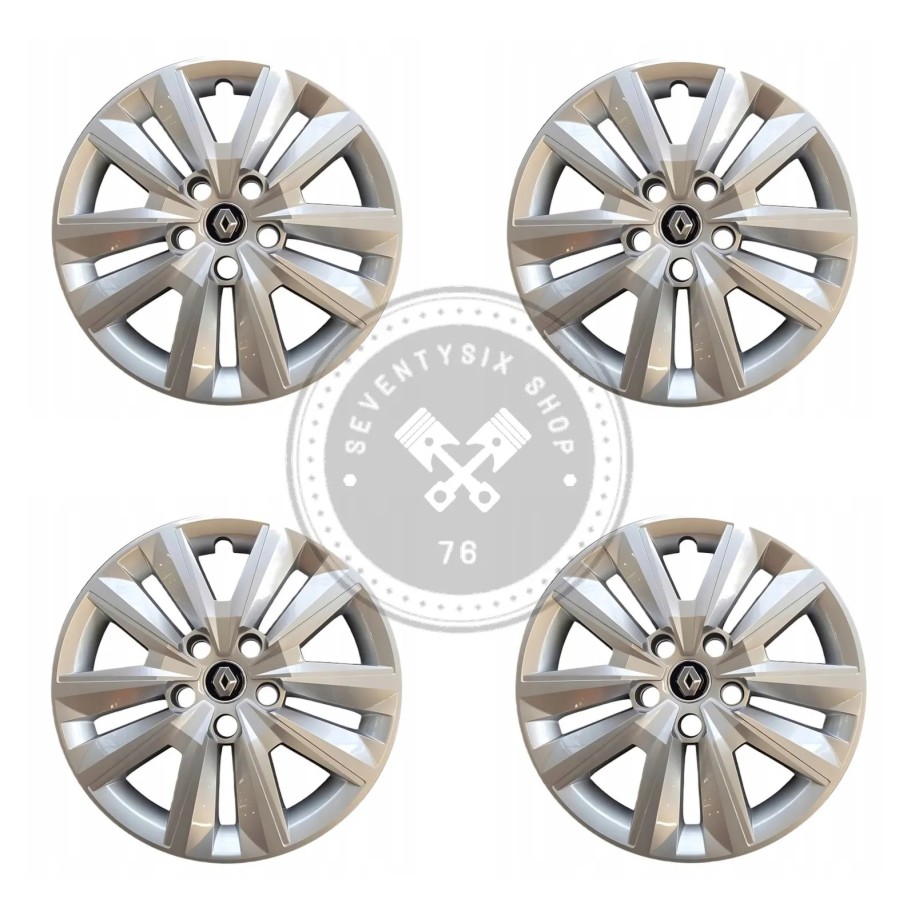 Renault 403158263Rkit – Set of 4 Genuine 16” Wheel Covers for Megane IV