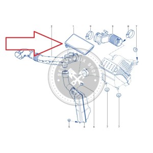 Renault 8200305471 Rezonátor – Clio III / Modus, Eredeti Renault Alkatrész