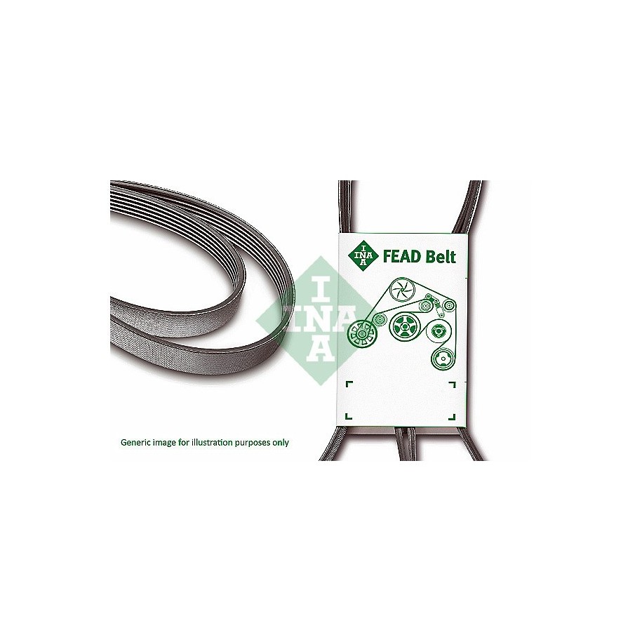 INA 7PK1035 Auxiliary Drive Belt for Renault 1.2 D4F (8200830196)