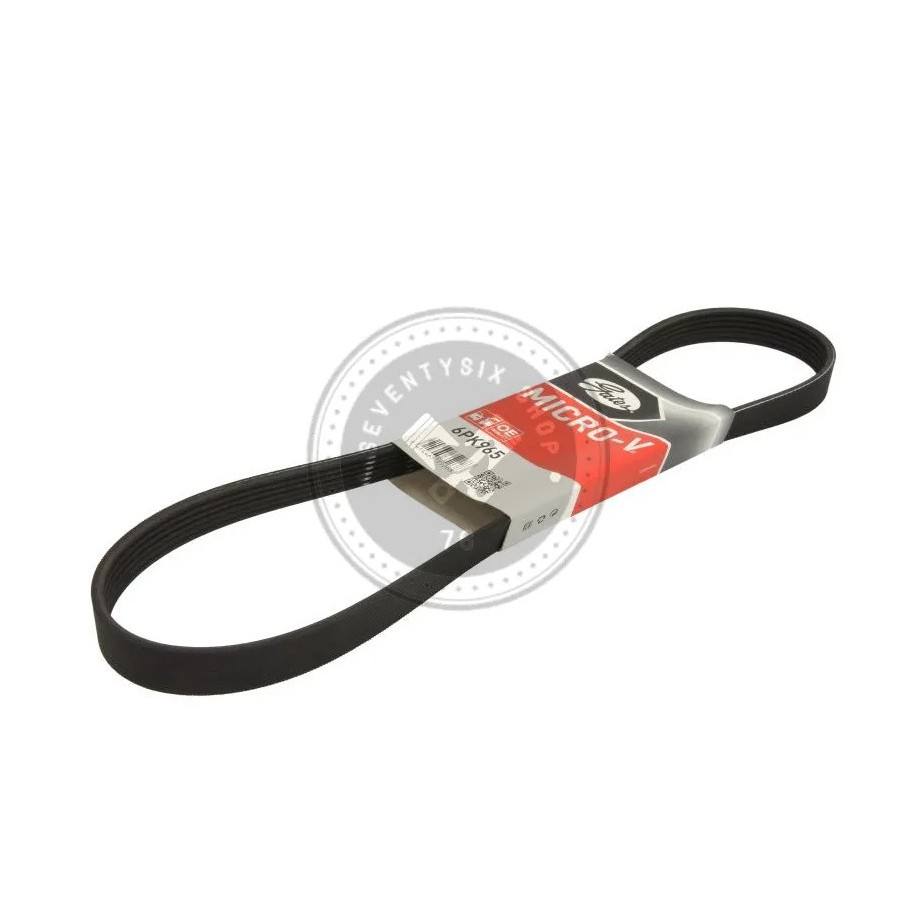 Volvo alkatrészek, Gates 6PK965 hosszbordás szíj – Volvo 1.6 D2 (31330244)