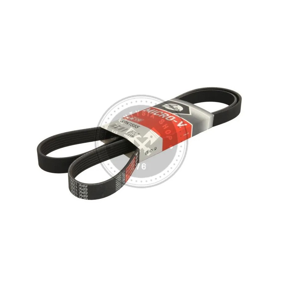 Gates 6PK1555 hosszbordás szíj – Volvo 1.6 benzin (31330157)