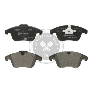 ATE 13.0460-7228.2 front brake pads for Volvo 300 mm brakes