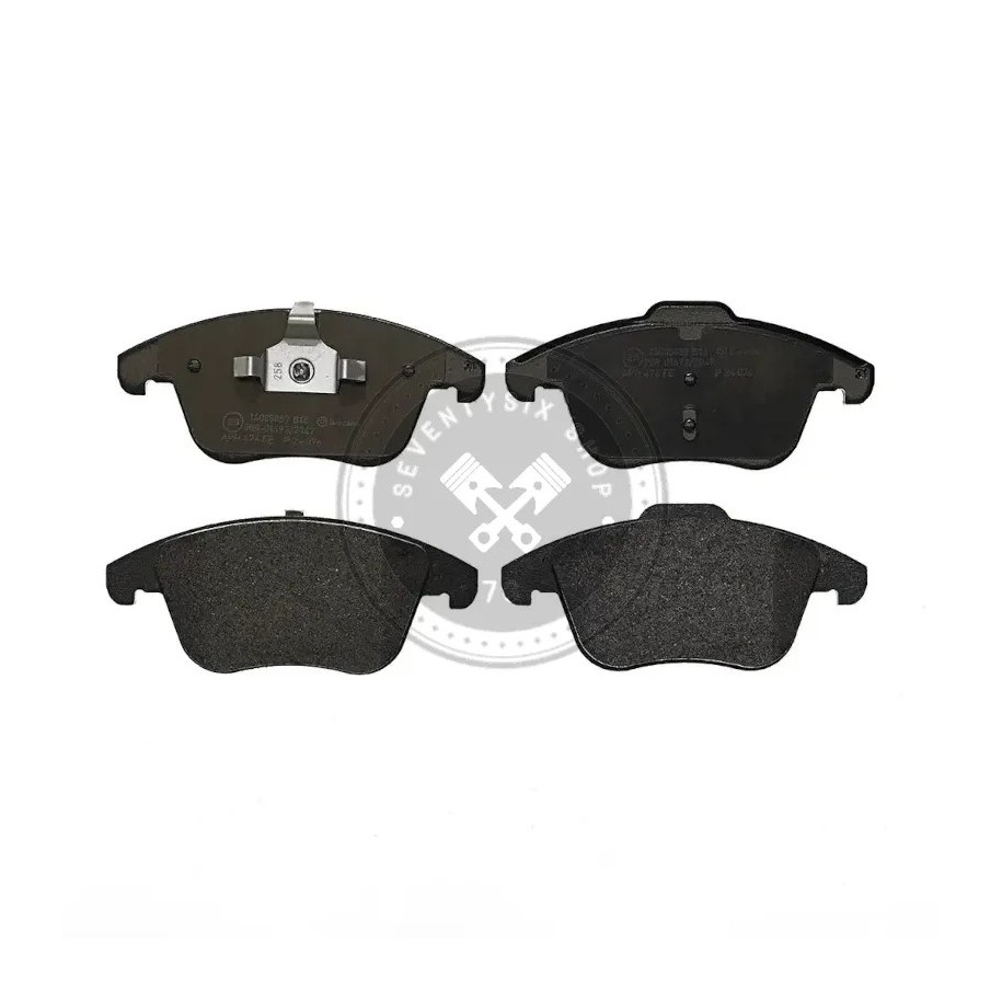 Brembo P24076 front brake pads for Volvo 300 mm brakes