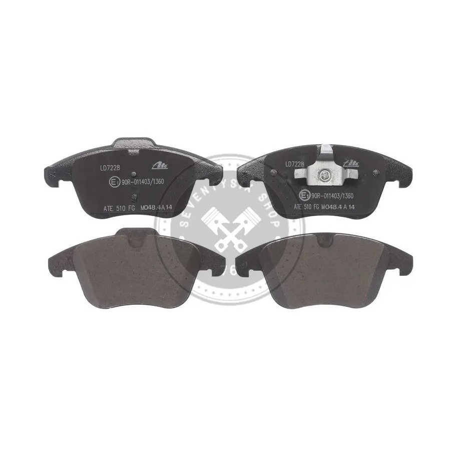 ATE Ceramic első fékbetét készlet 13.0470-7228.2 – Volvo 300 mm