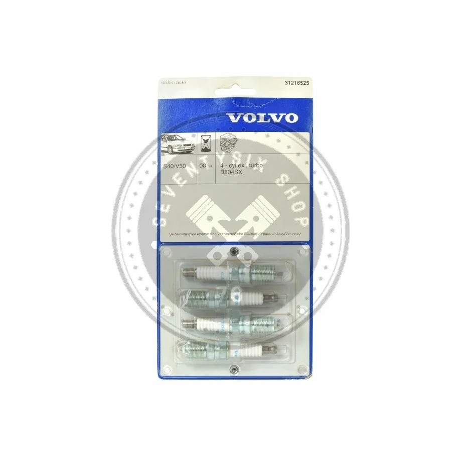 Volvo 31216525 Spark Plug Set – S80 / V70 2.0