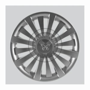 Dacia genuine parts, Dacia 7711943968 16" NUTA wheel cap kit.