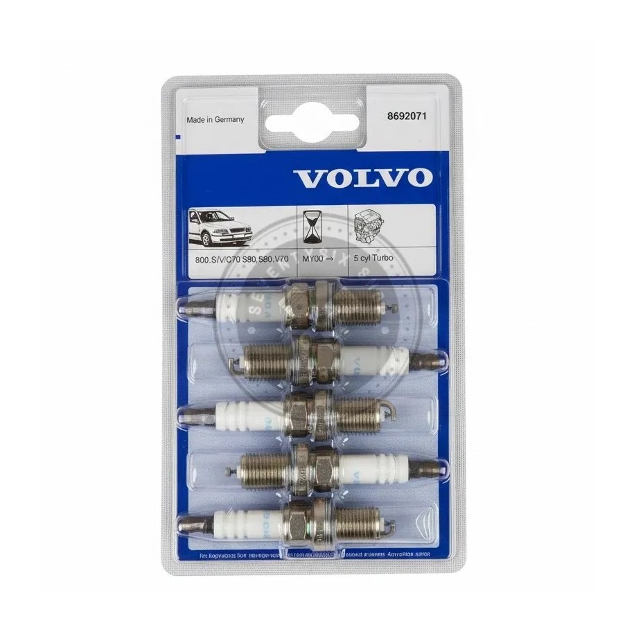 Volvo 8692071 Spark Plug Set – 5-Cylinder Turbo